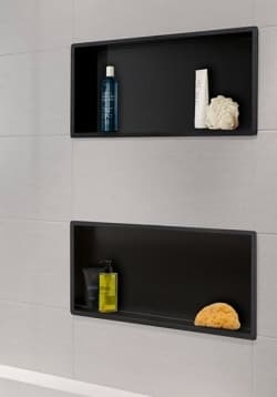 Sanifun Wiesbaden inbouwnis 30x60x7cm mat-zwart