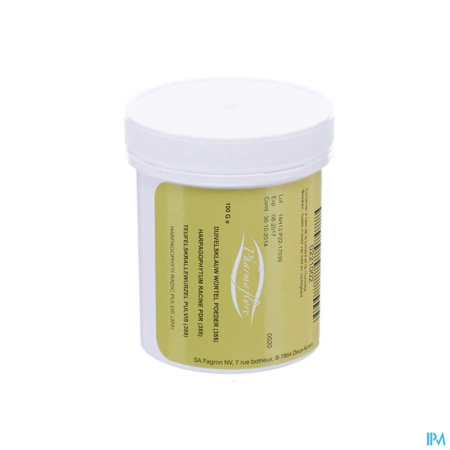 Harpagophytum Racine Pdr 100g Fag