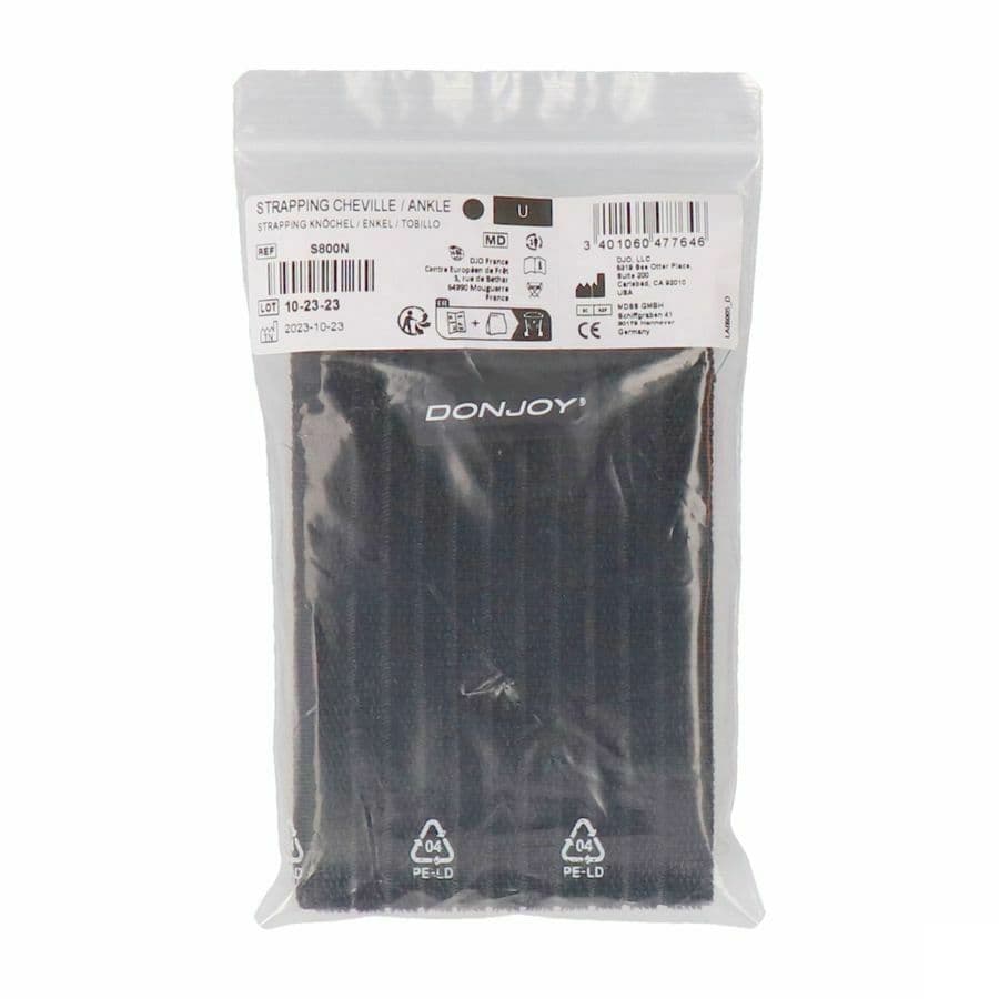 Donjoy Strapping Noir Cheville