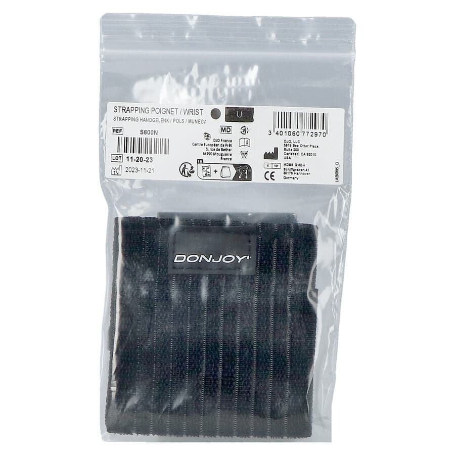 Donjoy Strapping Noir Pouce