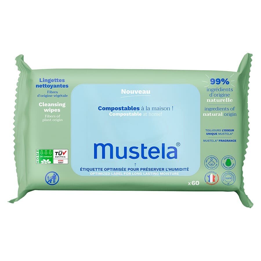 Mustela Lingettes Nettoyantes Parfumees 60