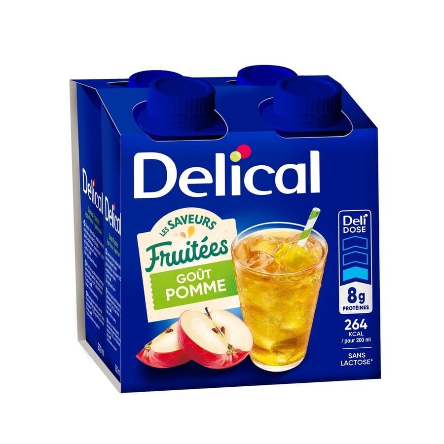Delical Boisson Fruitee Pomme 4x200ml
