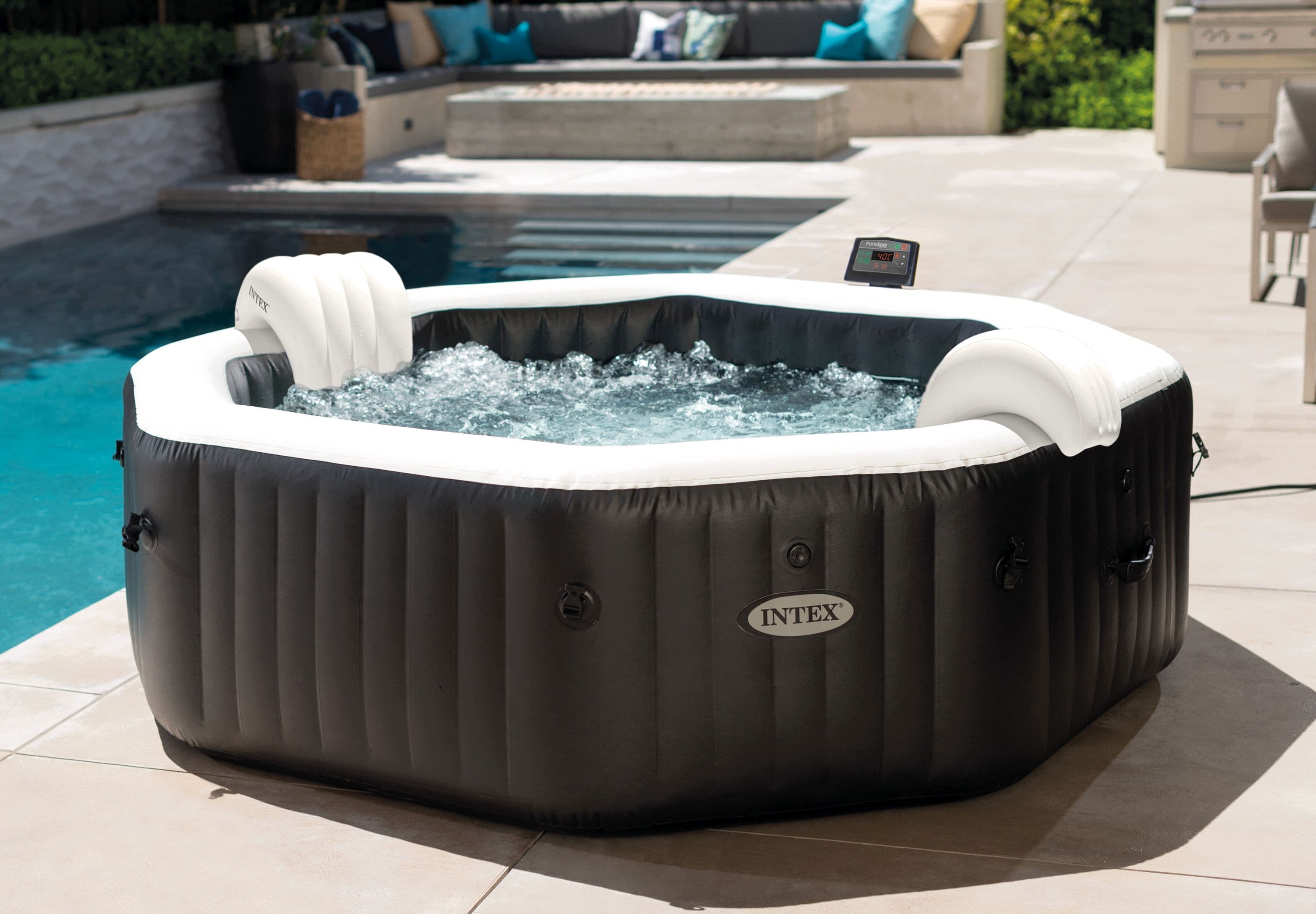 28462 Spa bubble & jet 6p Carbone 218x71