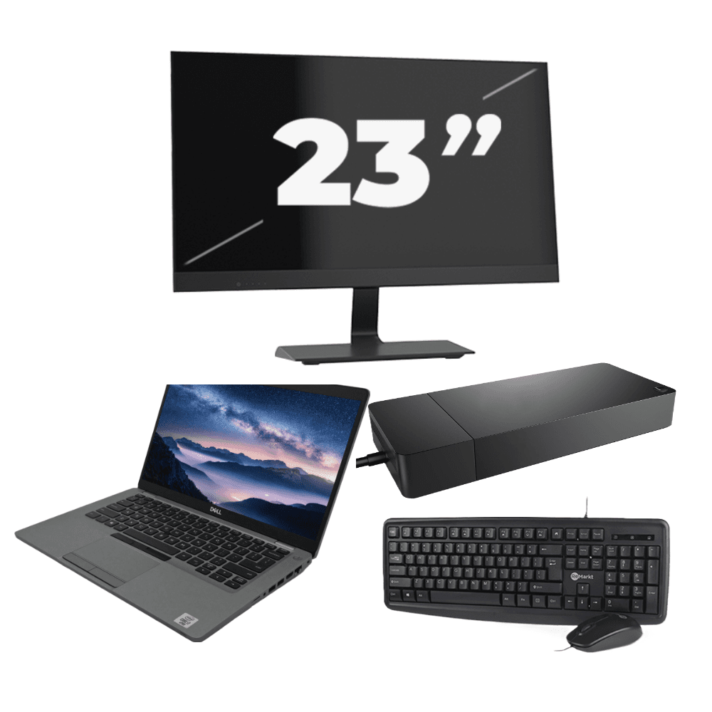 Dell Latitude 5411 - Intel Core i5-10.ᵃ Generación - 14 pulgadas - 8GB RAM - 256GB SSD - Windows 11 + 1x 23 pulgadas Monitor