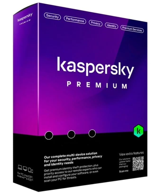 KASPERSKY PREMIUM 3 APPAREILS 1 AN