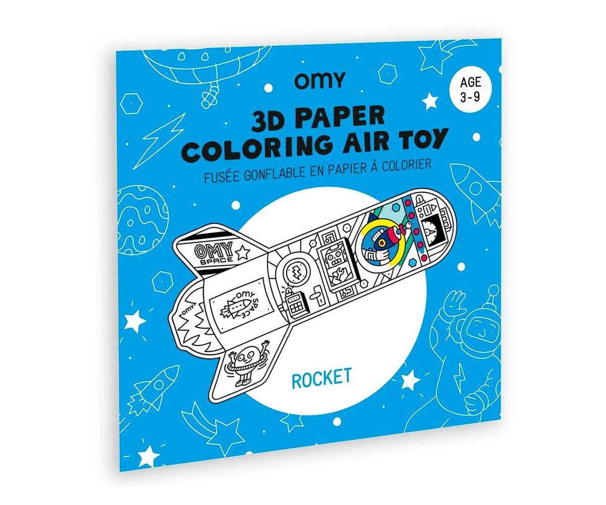 Jeu de gonflage et de coloriage Omy fusées