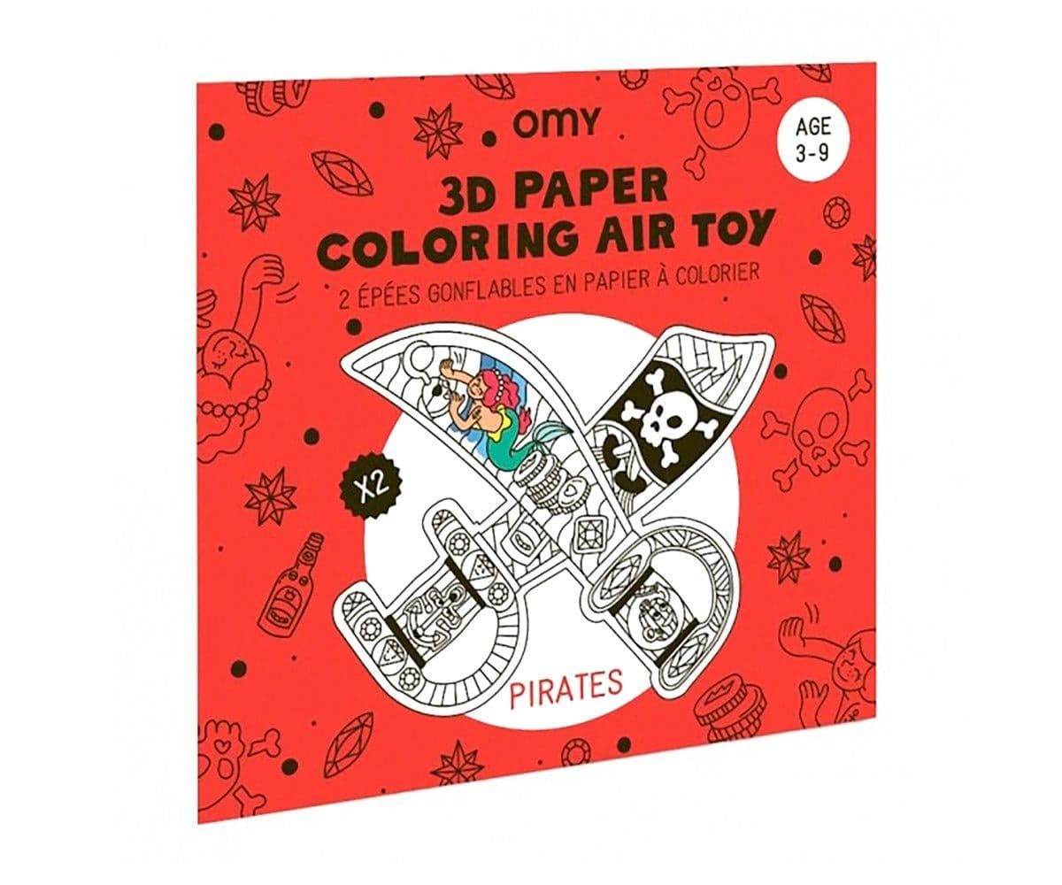 Jeu de gonflage et de coloriage Omy Pirates