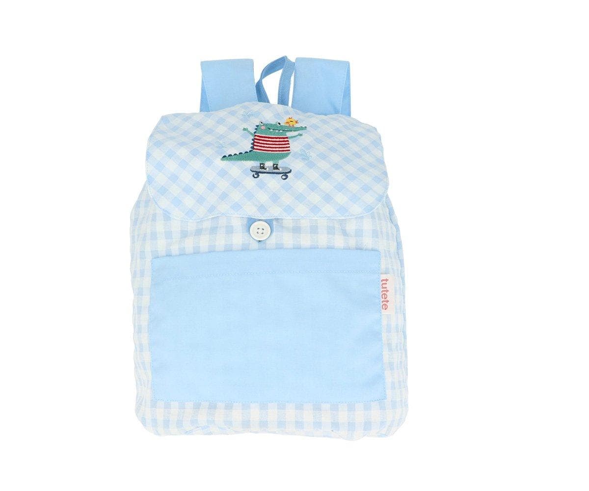 Petit Sac à Dos Vichy Croc Personnalisable