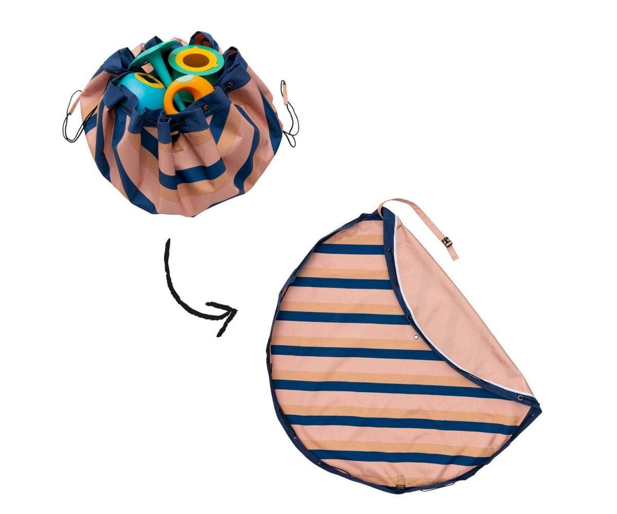 Sac Play & Go Imperméable Mokka Stripes