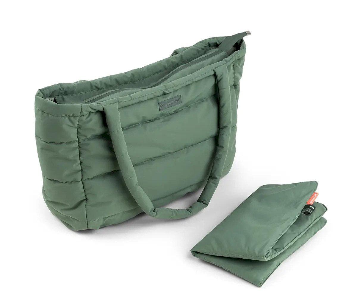 Sac Cabas Rembourré Green avec Matelas à Langer