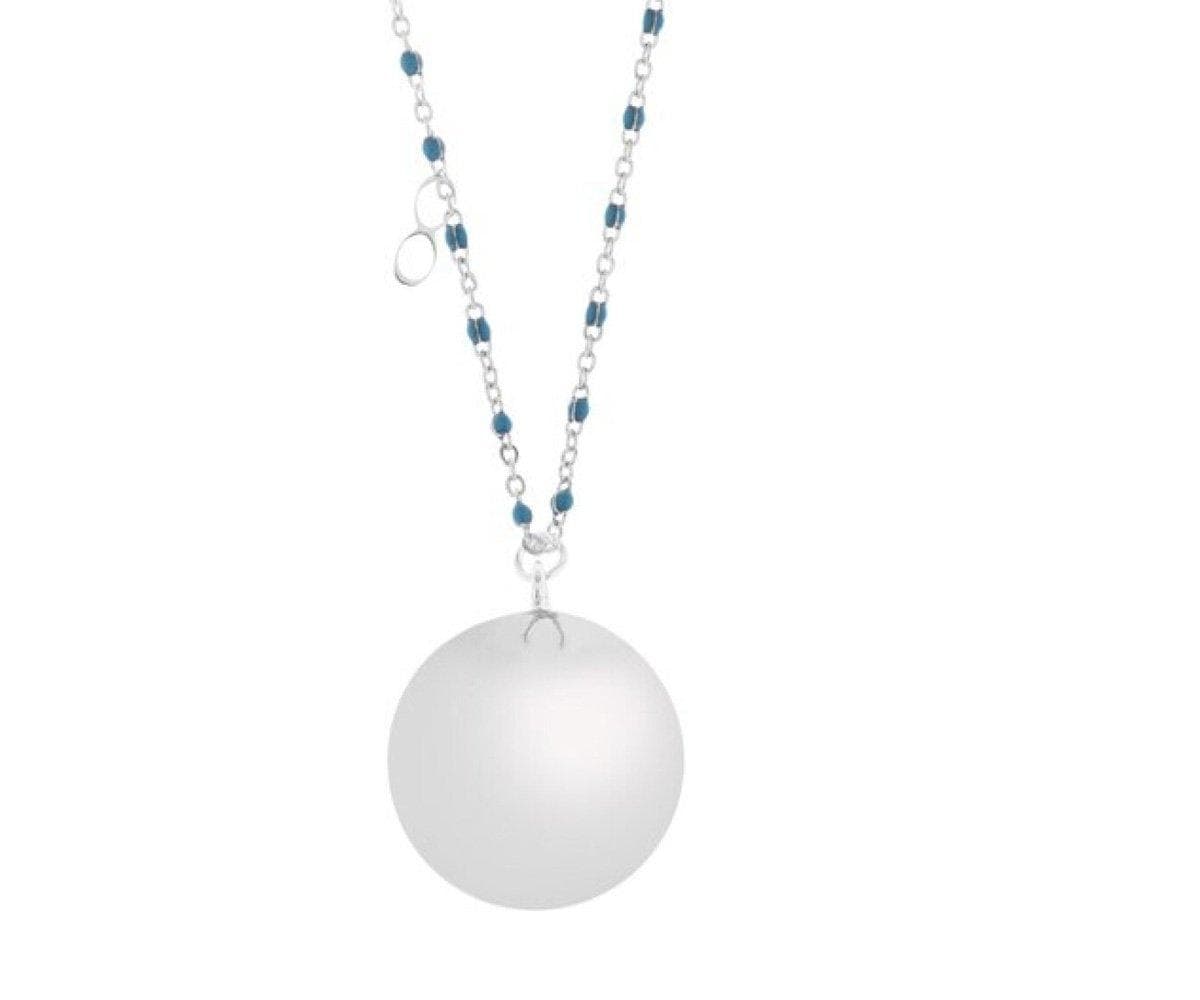 Angel Caller Fine Silver/Blue