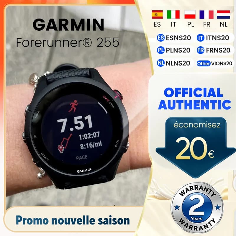 Montre connectée Garmin Forerunner 255