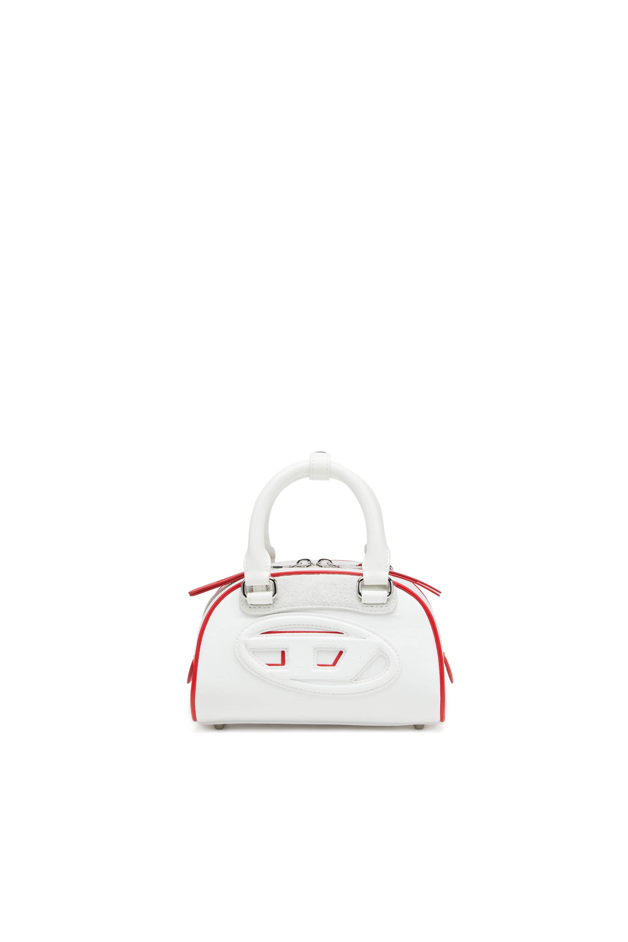 Diesel - 1DR Dome-Petit sac bowling color-block - Sacs à bandoulière - Femme - Blanc