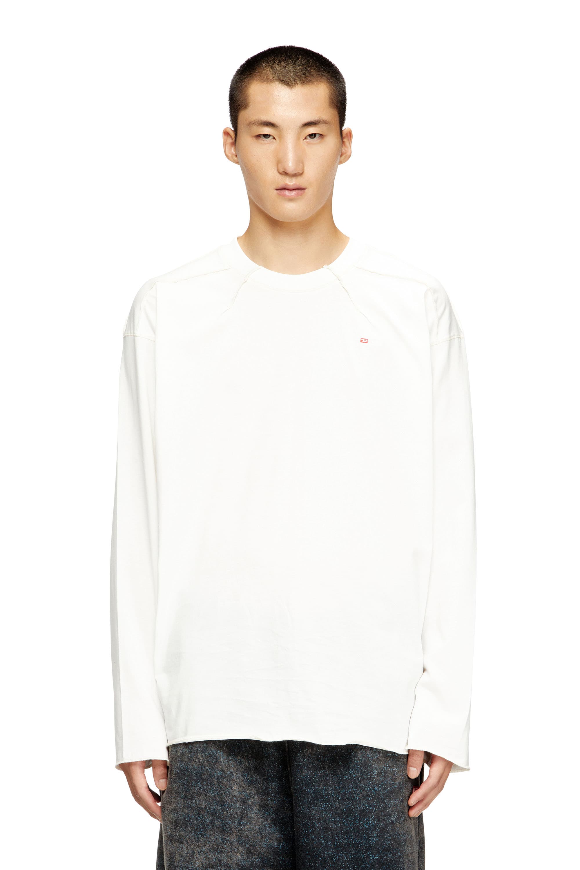 Diesel - T-shirt en coton - T-Shirts - Homme - Blanc