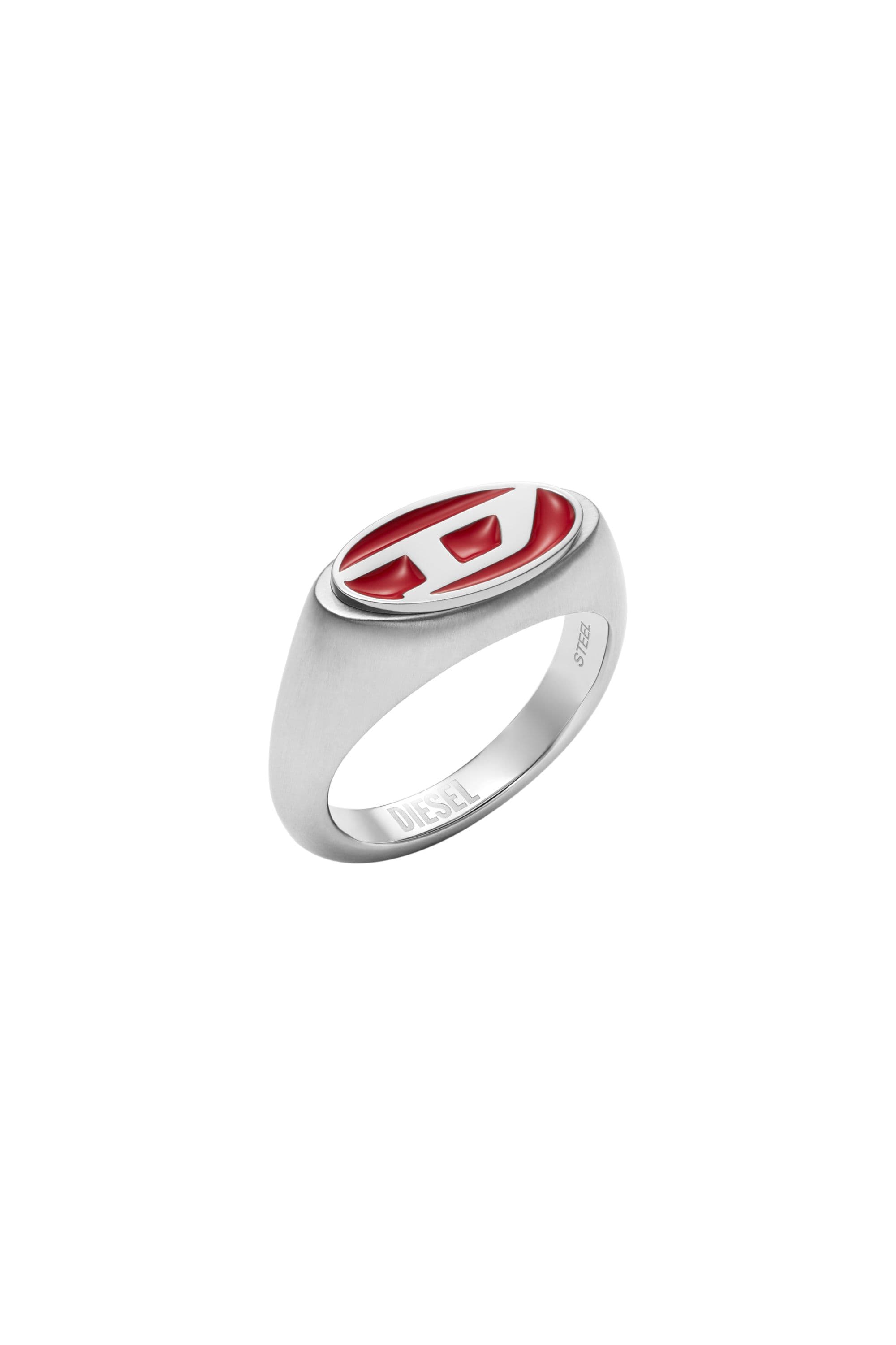 Diesel - Bague en acier inoxydable - Bagues - Mixte - Gris argenté