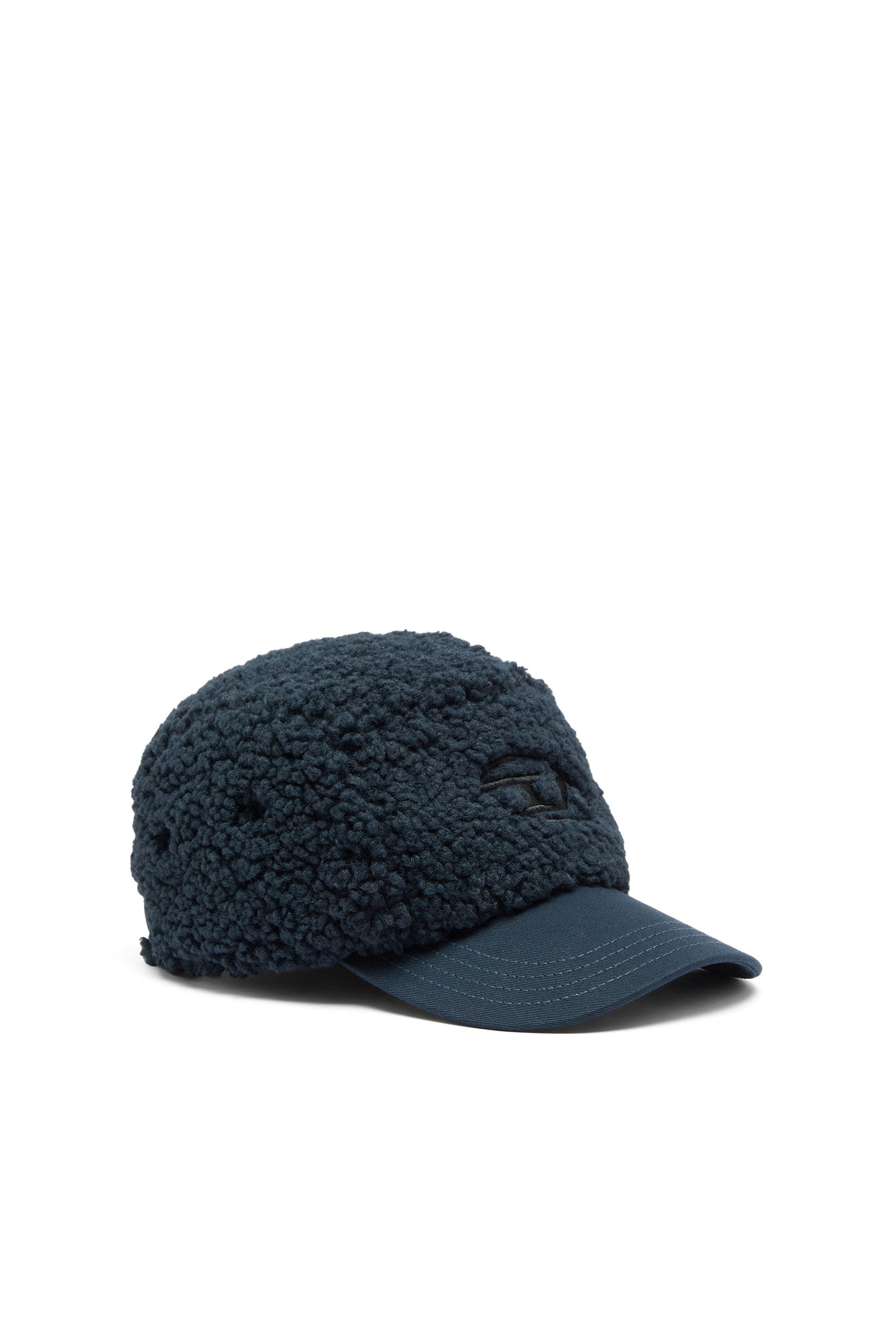 Diesel - Sherpa baseball cap avec broderie Oval D - Chapeaux - Homme -