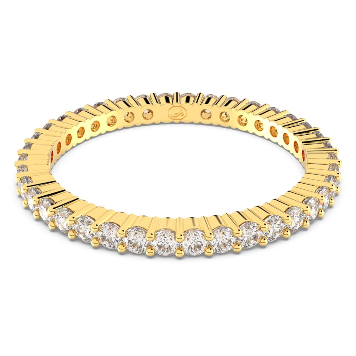 Anillo Matrix Vittore, Talla redonda, Blanco, Acabado en oro de 18 quilates