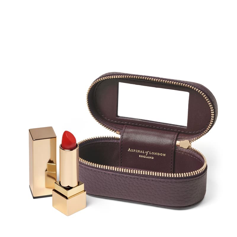 Aspinal of London Handbag Tidy All in Fig Pebble