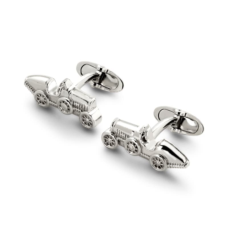 Aspinal of London Sterling Silver Classic Car Cufflinks