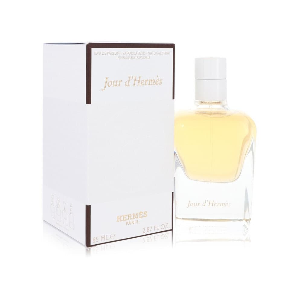 Hermès Jour d'Hermès Eau de Parfum Vaporisateur Remplissable 85 ml - Élégance et Fraîcheur Florale