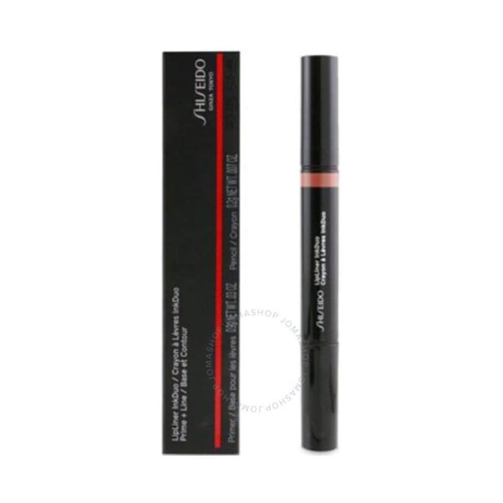 Shiseido lipliner inkduo (prime + line) beige 02 - Primes & Shades lvres pour une usure de 8 heures durable - minimise l'apparence des ridules e