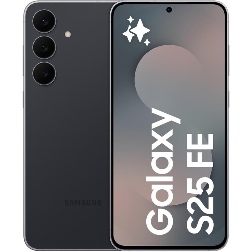 Samsung Galaxy S25 FE 5G Dual + eSIM 256 Go (8 Go de RAM) S731B‑DS – Noir Jet