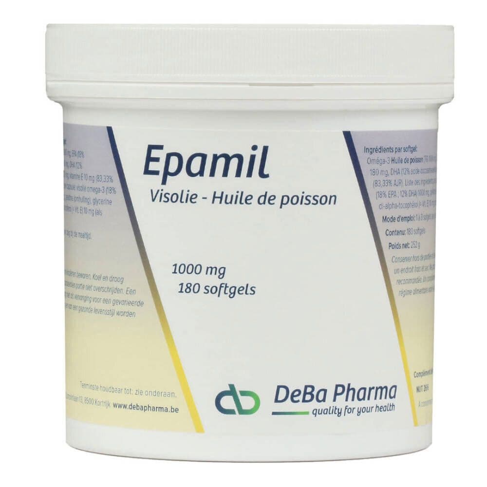 Deba Epamil® Huile de poisson 1 000 mg Capsule(S) 180 pc(s)
