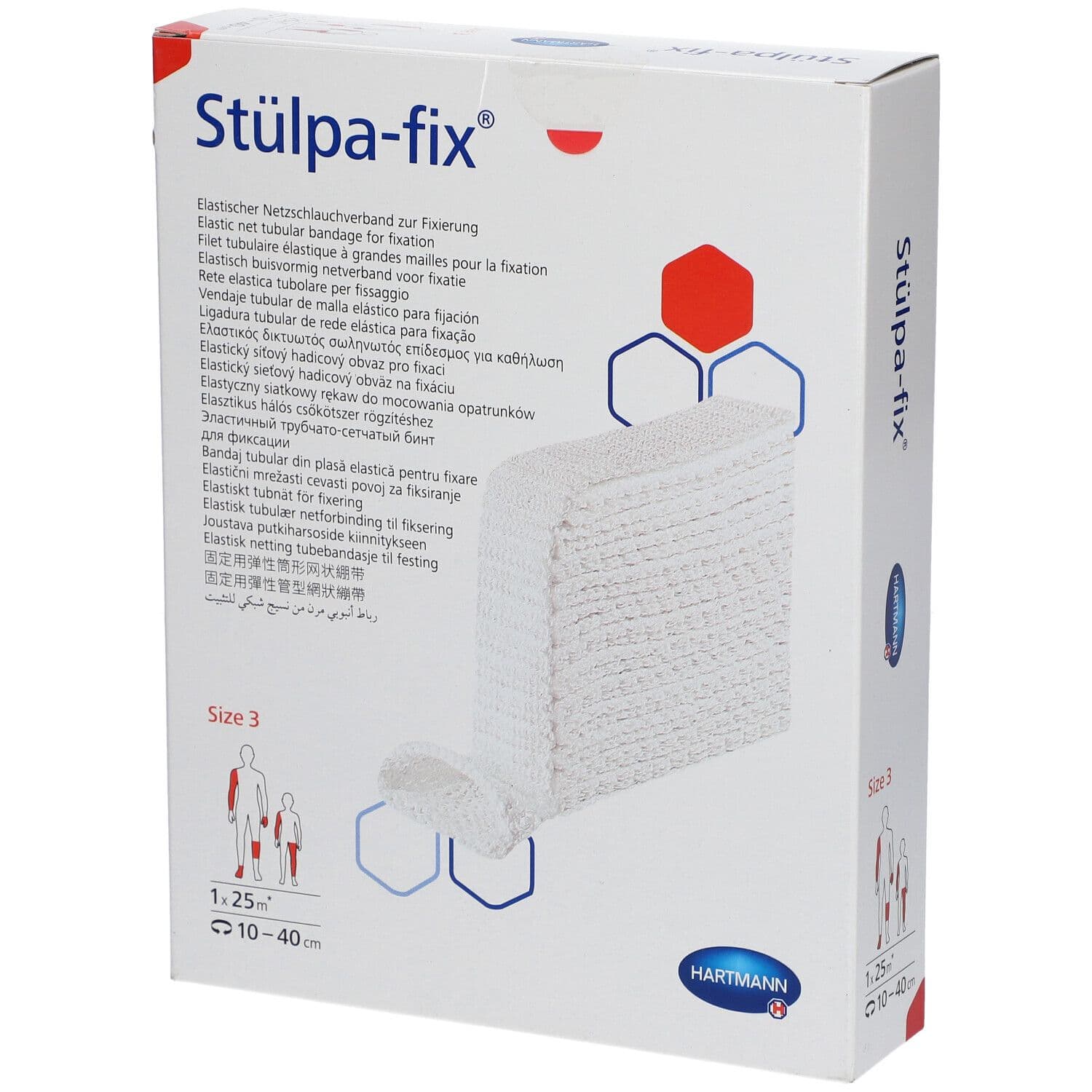 Hartmann Stulpa-Fix Taille 3 25m 932543 1 pc(s) Bande(S) De Gaze
