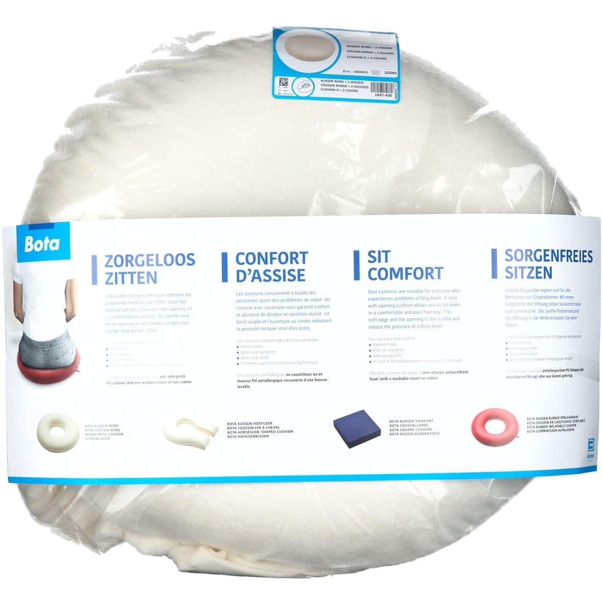 Bota Coussin Rond + Housse 1 pc(s) Oreiller