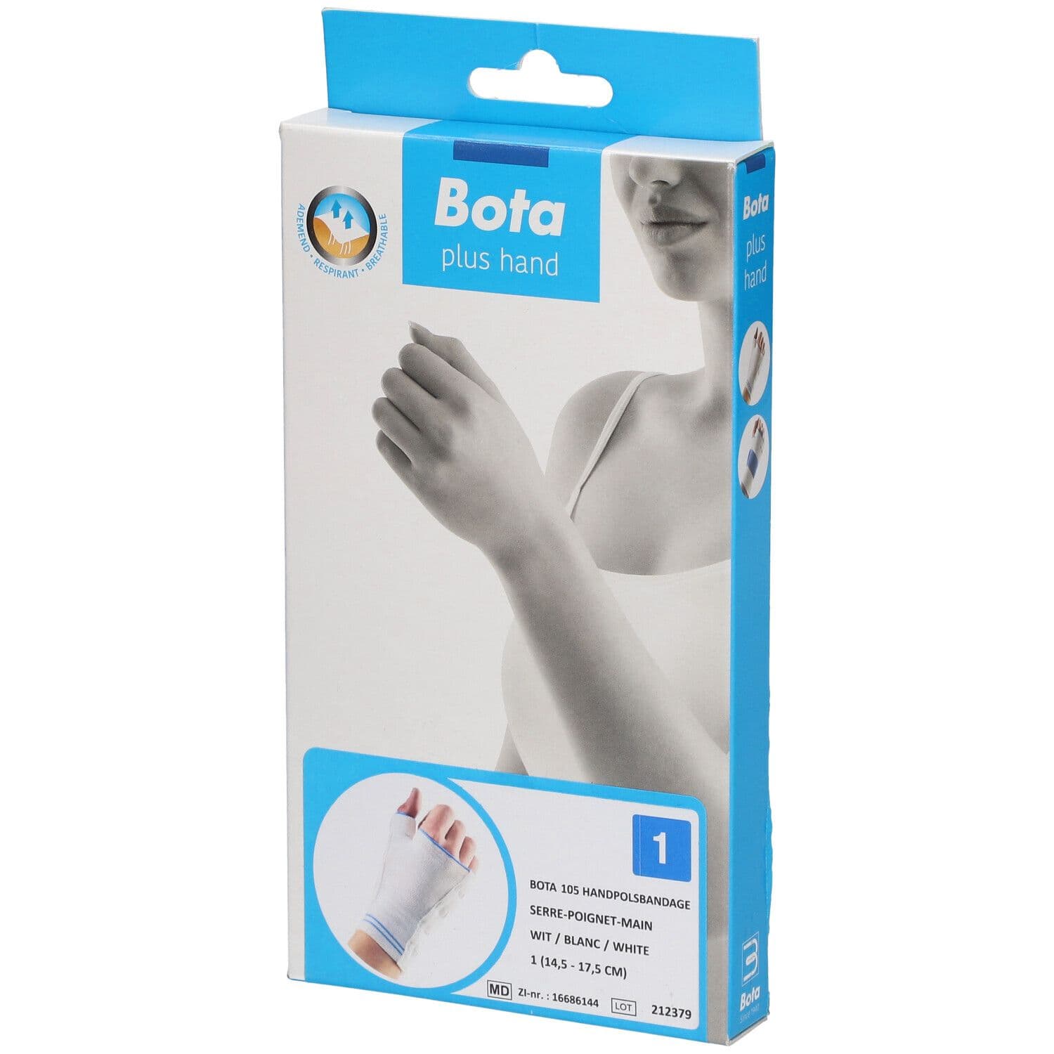 Bota Bande Poignet + Pouce 105 Blanc Taille 1 1 orthèse 1 pc(s) Bandage(S)