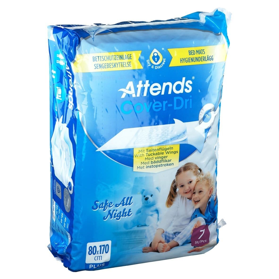 Attends® Cover-Dri Plus Alèses 80 x 170 cm Serviette hygienique 7 pc(s)