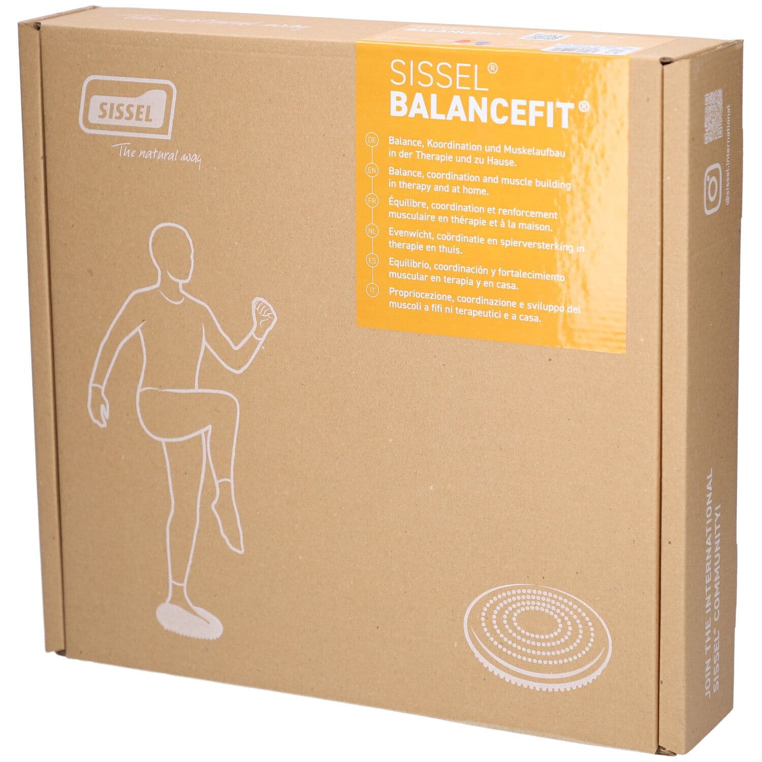Sissel Balance Pratique Discus 34cm Bleu 1 pc(s) Autre