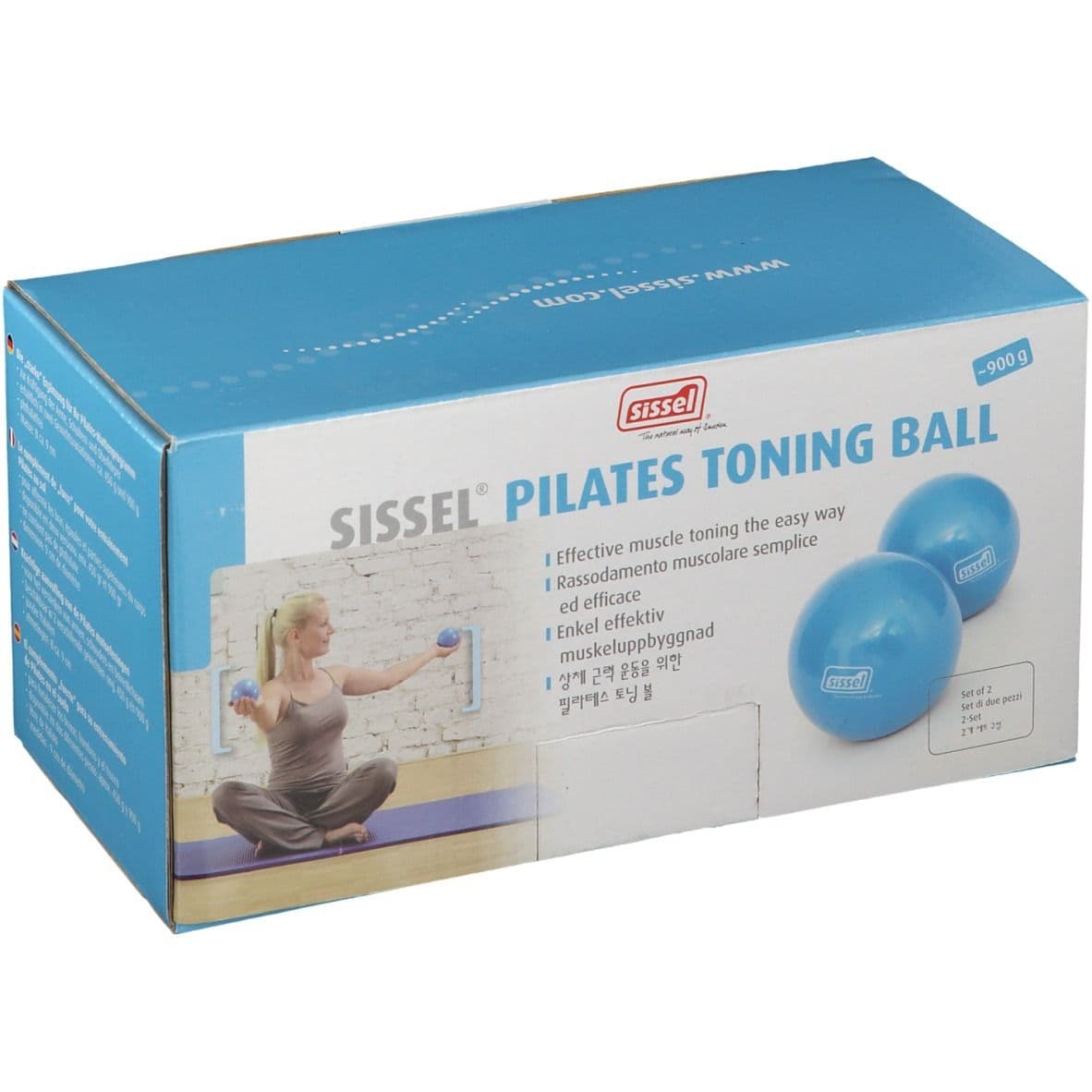 SISSEL® Pilates Toning Ball 900 g 900 g Balon