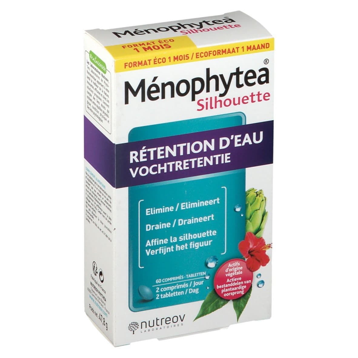 Nutreov Ménophytea Silhouette Rétention d'Eau 60 pc(s) Comprimé(S)