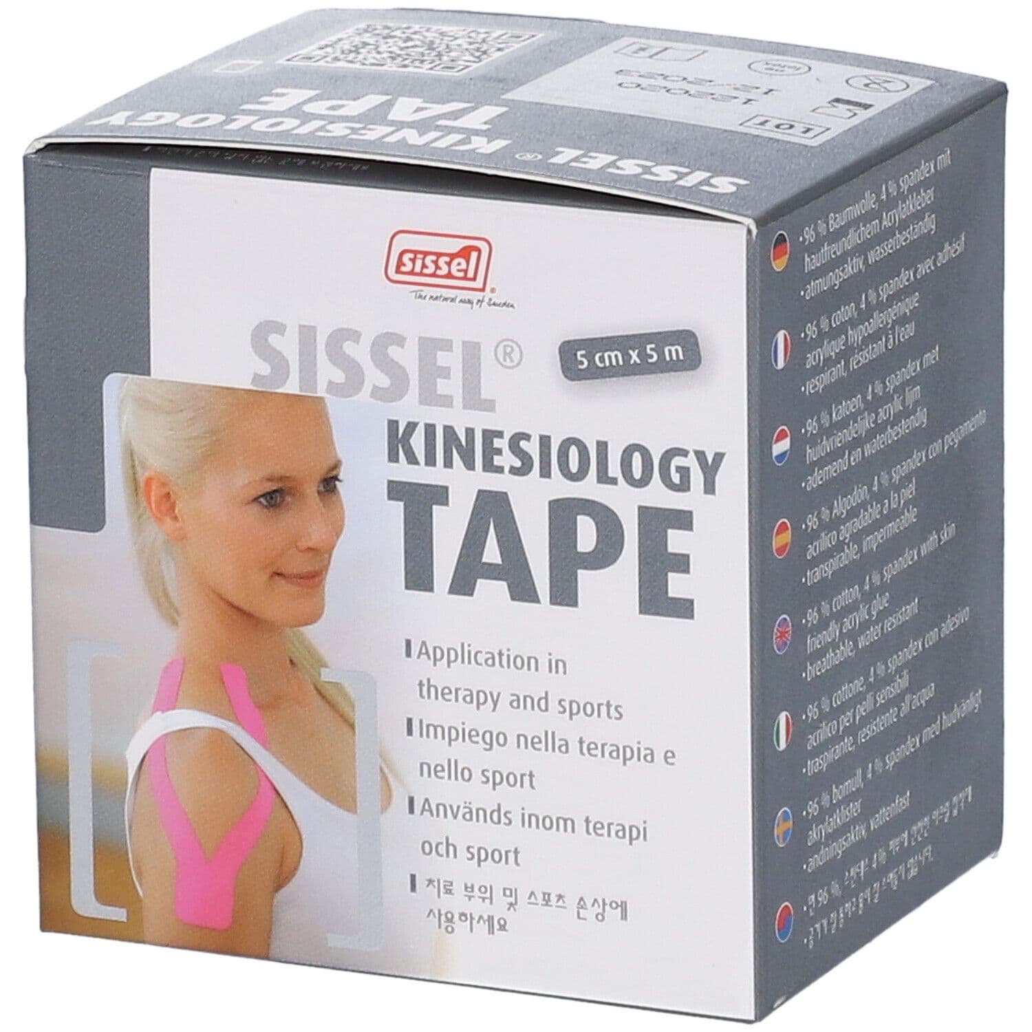Sissel® Kinesiology Tape Rose 5 cm x 5 m 1 pc(s) Bandage(S)
