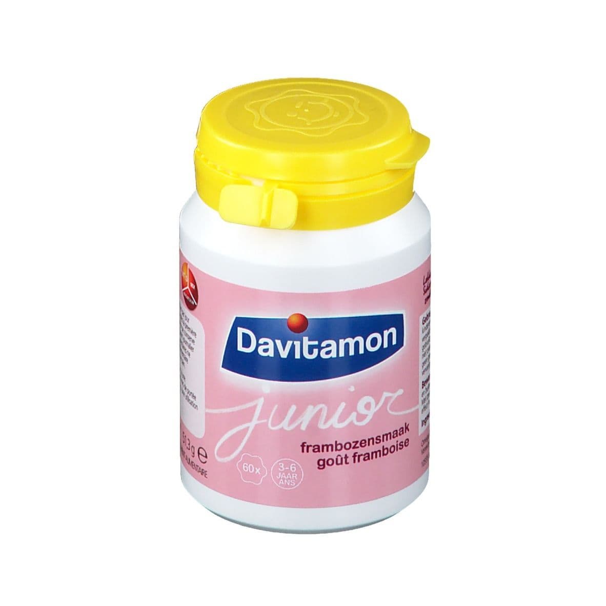 Davitamon Junior Framboise 60 pc(s) Comprimé(S)