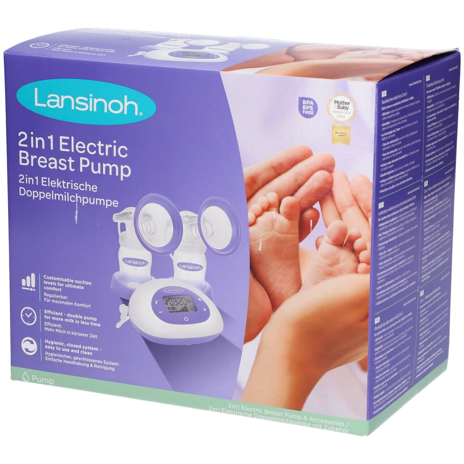 Lansinoh Tire-Lait Électrique Double 2-In-1 53065 1 pc(s) Appareil