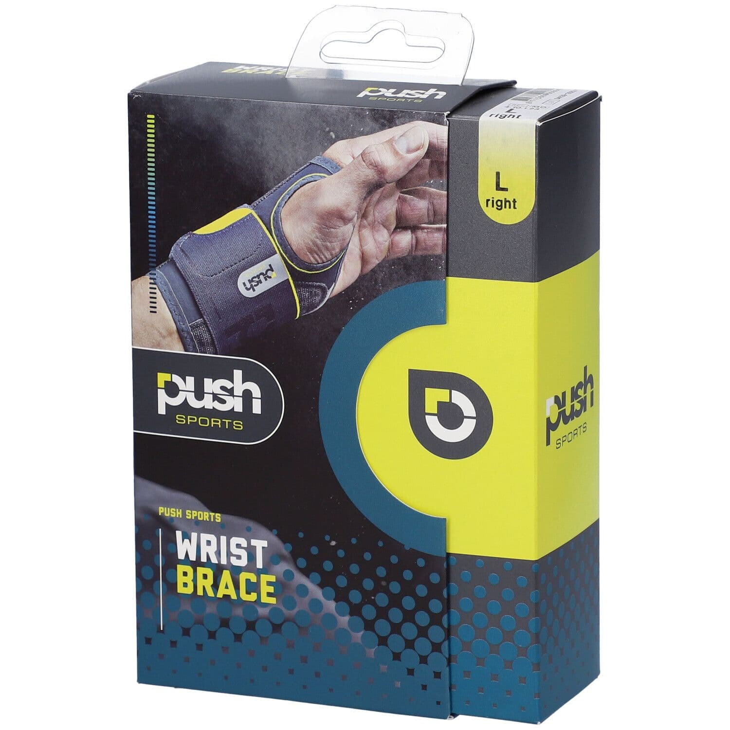push SPORTS WRIST BRACE Droit Large 18-20,5 cm 1 pc(s) Bandage(S)