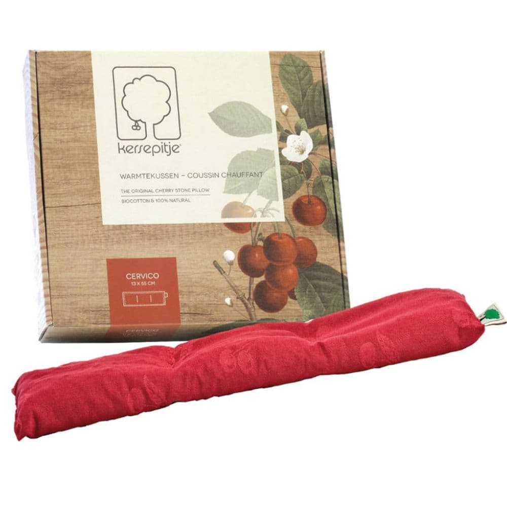 Kersepitje Coussin de Noyaux de Cerise Cervico 13x55 cm 1 pc(s) Coussin Chauffant