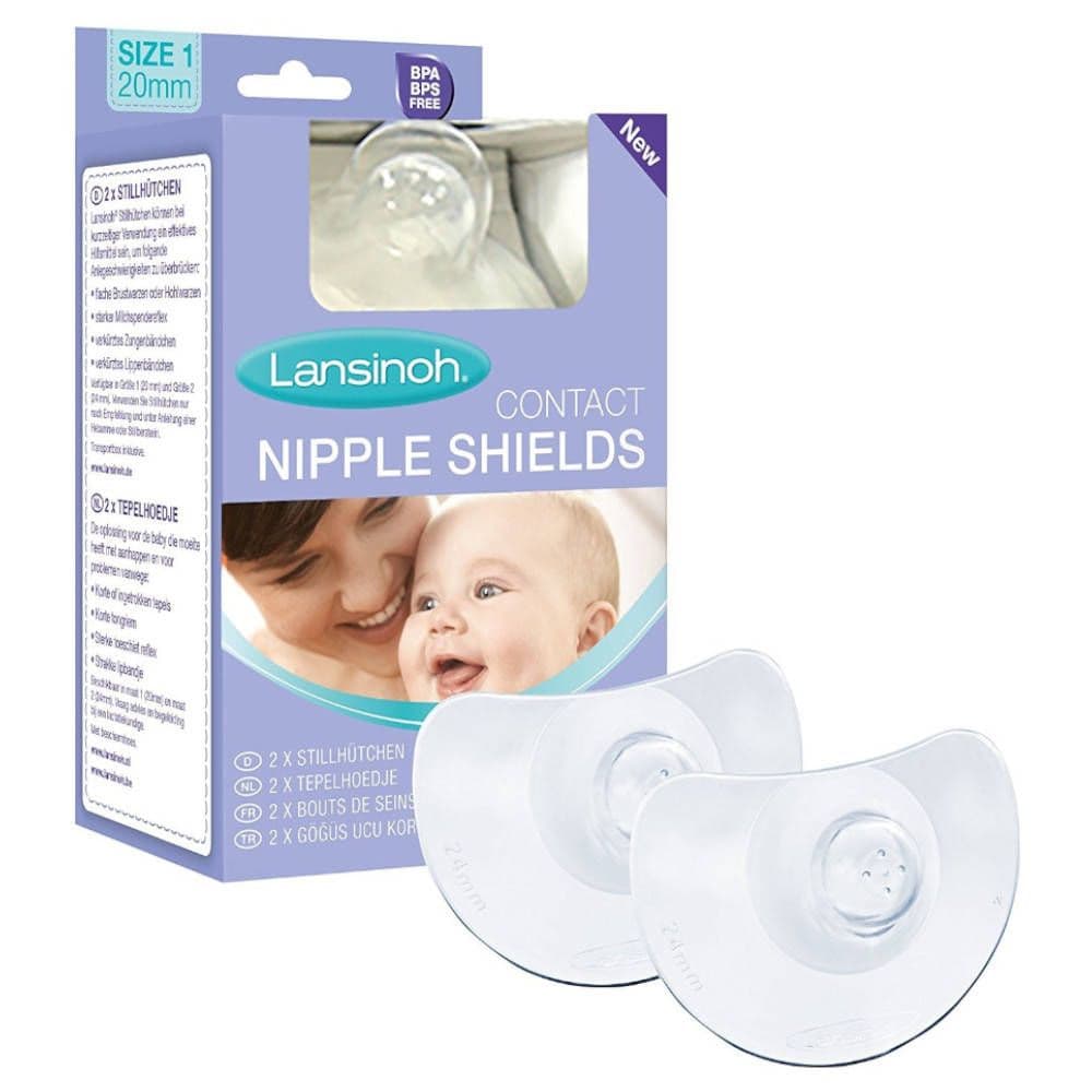 Lansinoh Protecteurs de Mamelon Boîte de Protection Comprise 2 pc(s) Bonnets, Capuchons, Coquilles De Poitrine