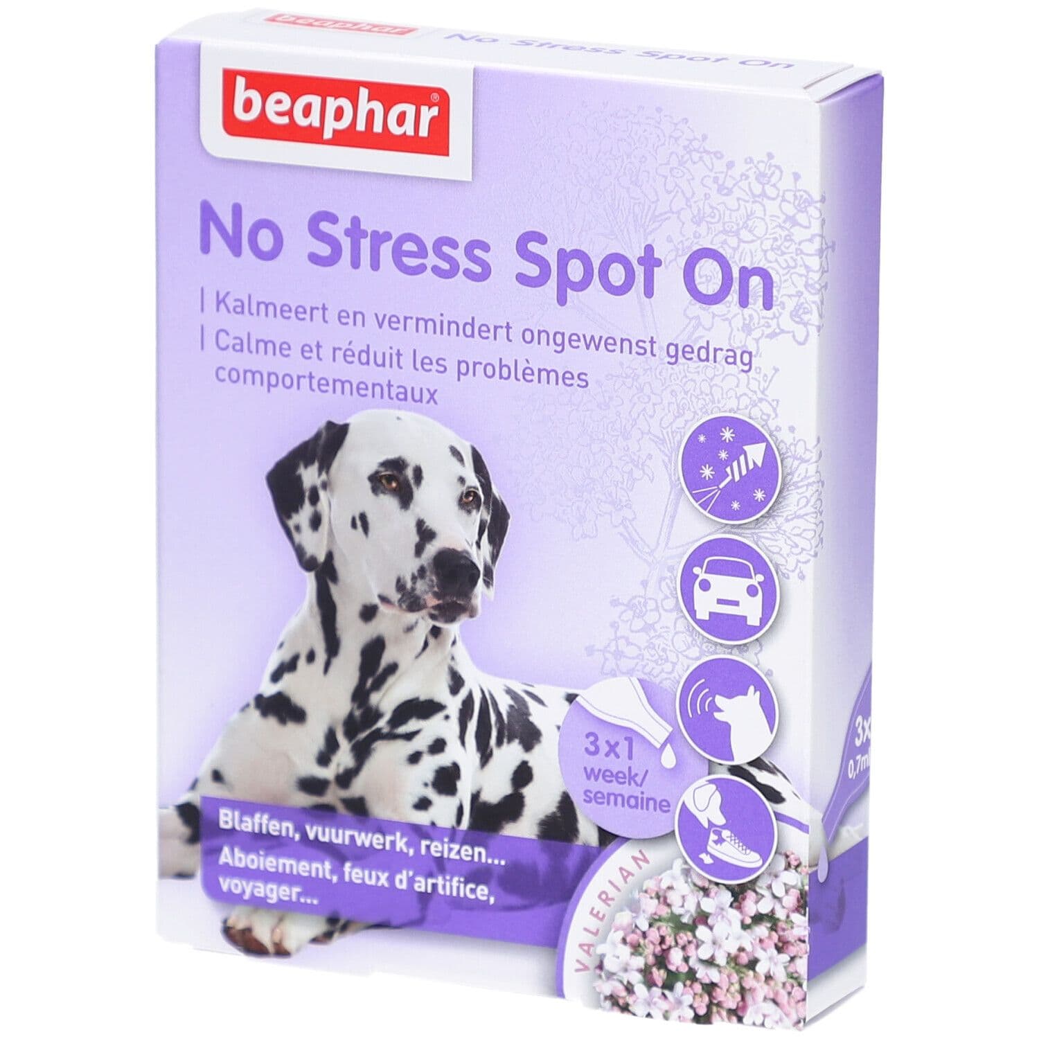 Beaphar® No Stress Spot On Chien 3x0,7 ml Pipettes