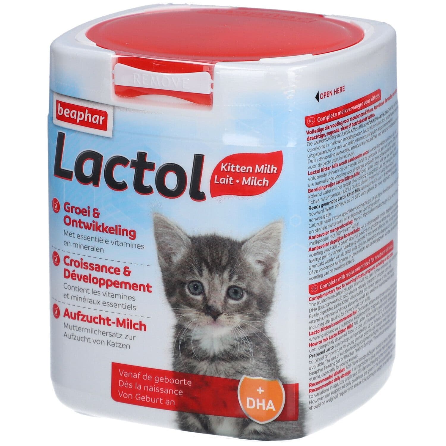 beaphar® Lactol Lait maternisé pour chaton 500 g Poudre