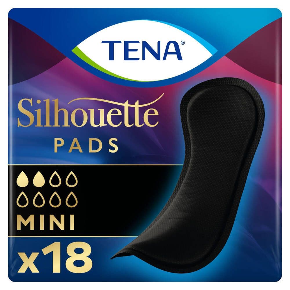 TENA Silhouette Mini Serviettes Noir 18 pc(s) Serviette hygienique