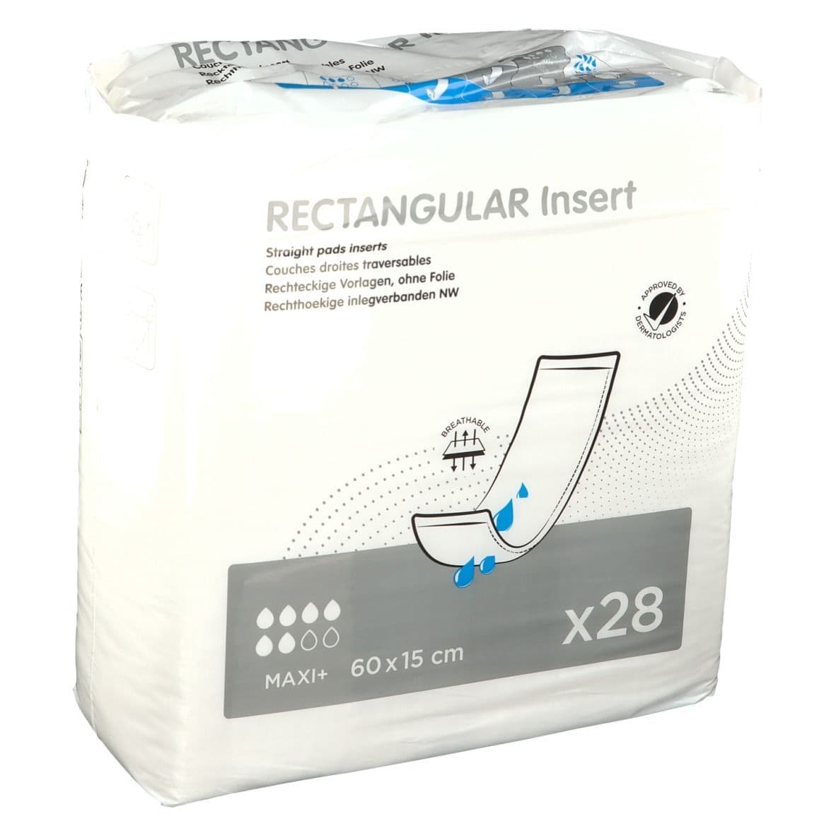 iD Rectangular Insert Maxi+ 60x15cm 591560000280 28 pc(s) Serviette hygienique