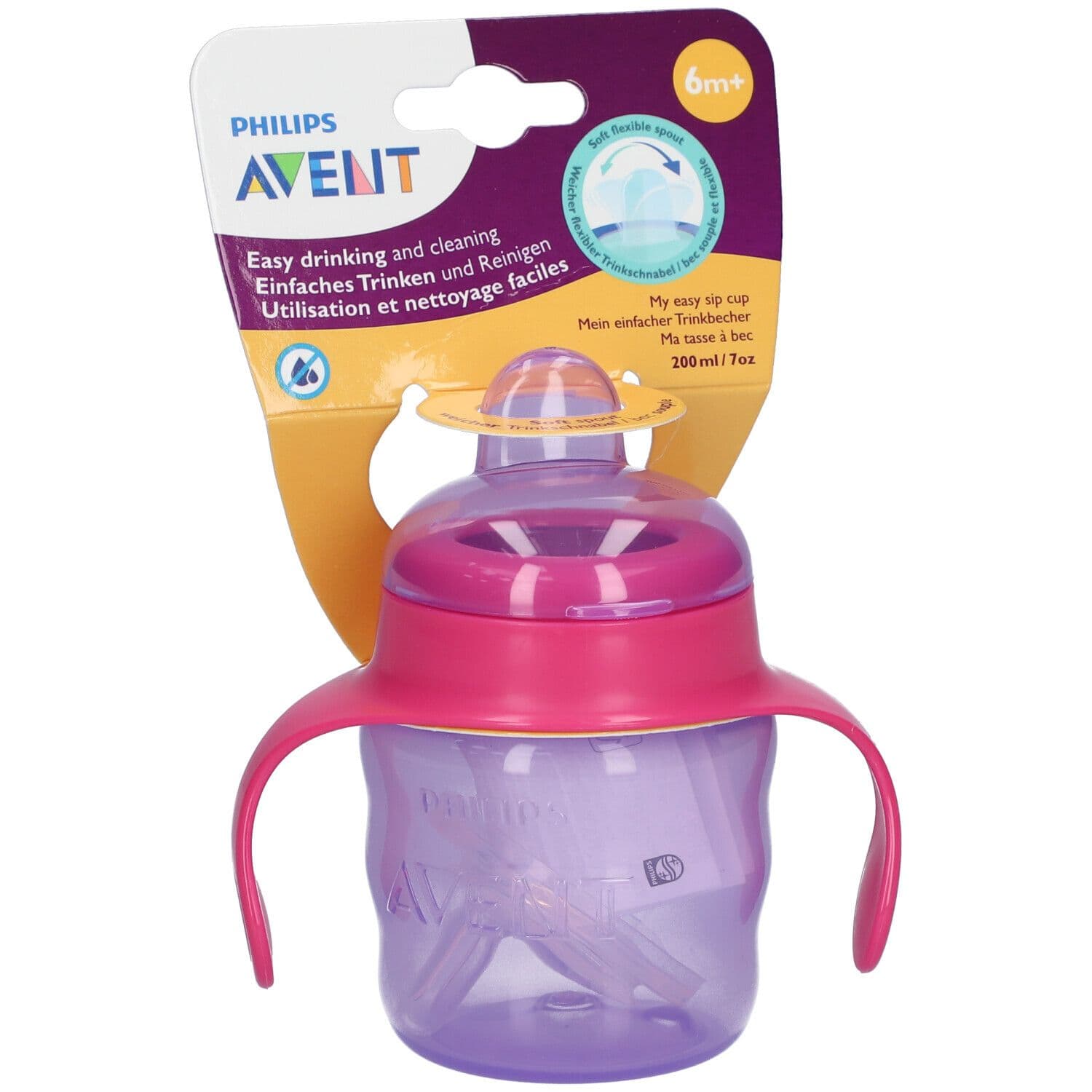 Philips Avent Tasse à Bec Rose SCF551/03 200 ml Accessoire(S)
