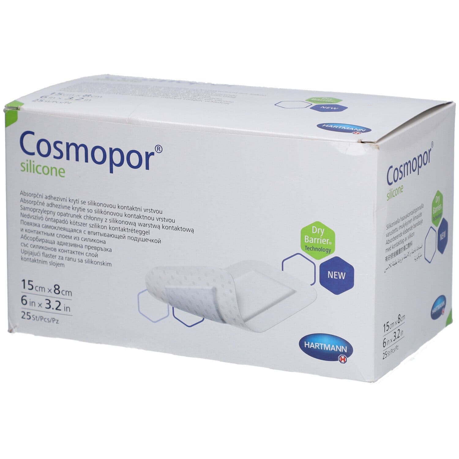 Hartmann Cosmopor® Silicone 15 x 8 cm 901103 Superposition 25 pc(s)