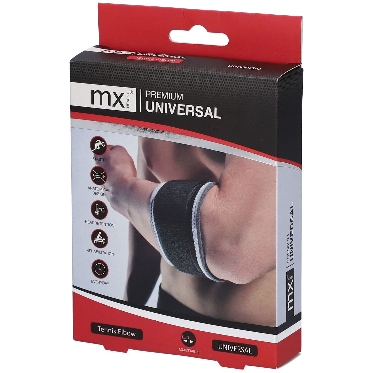 MX Health Premium Universal Bande Coude Tennis 1 pc(s) Bandage(S)