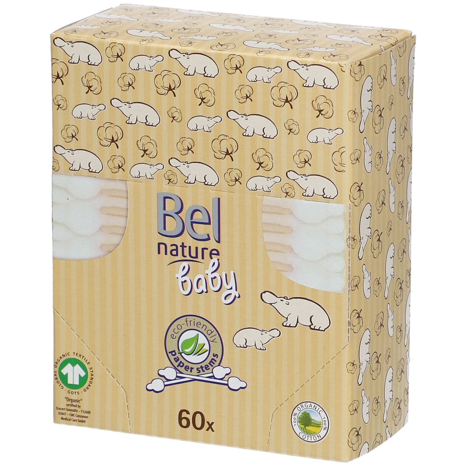 Bel Nature Baby Cotons-Tiges Tampon 60 pc(s)