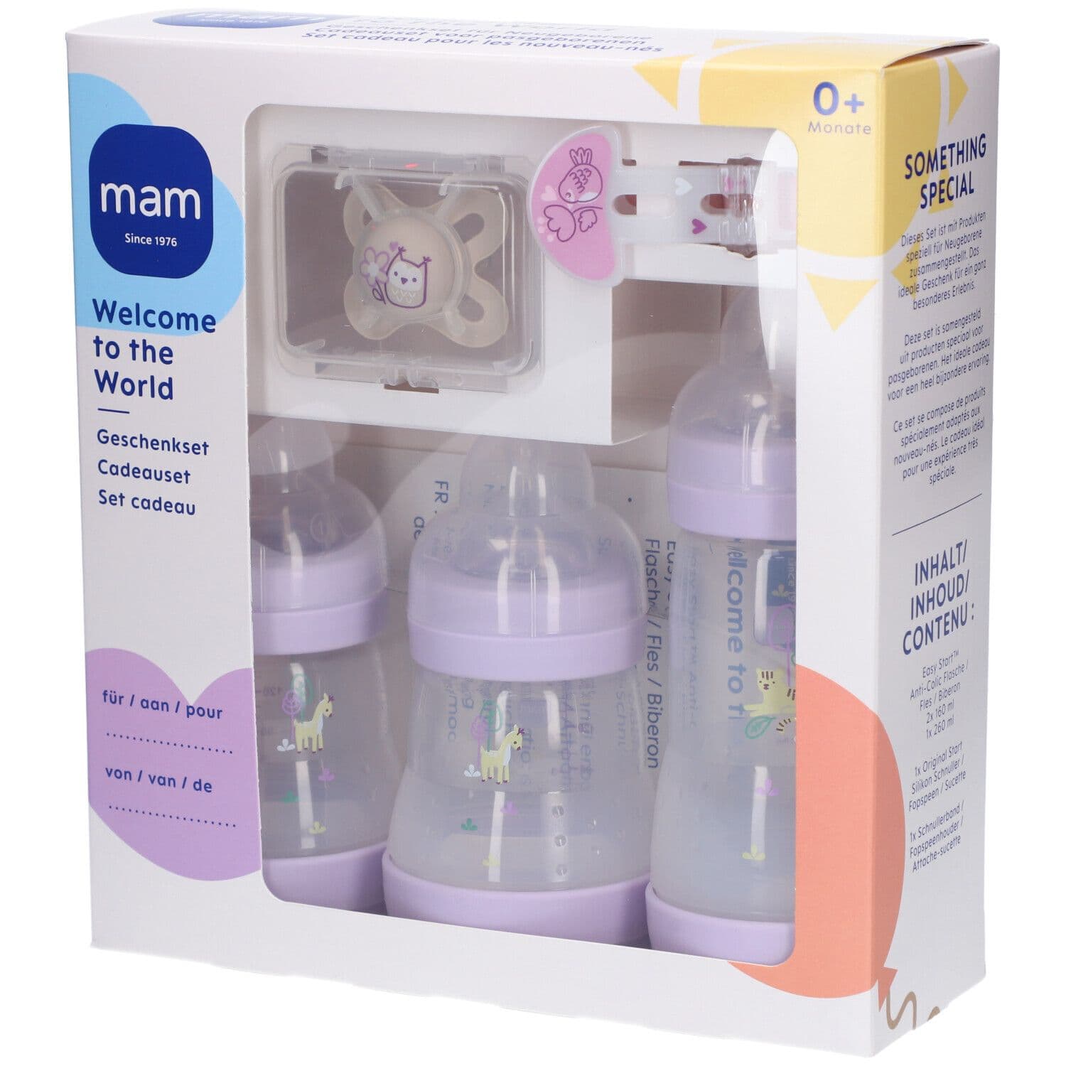 MAM Bienvenue dans le monde lilas 0m+ 1 pc(s) Emballage(S) Combi