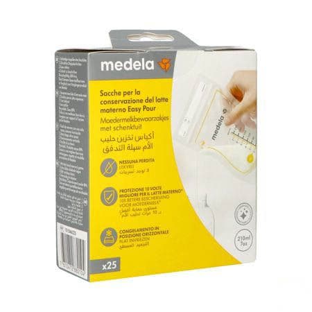 Medela Sachets de conservation pour lait maternel à versement facile (25 pièces) 25 pc(s) Sachet(S)